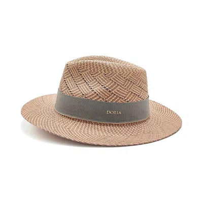 Doria 1905 Men's Delano Panama Hat - Multicolor In Yellow