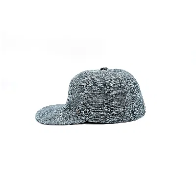 Doria 1905 Men's Grey Raw Linen Fabric Rollable Baseball Cap In Gray
