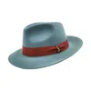 Doria 1905 Men's Light Blue Smooth Lapin Felt Drop Hat In Blue