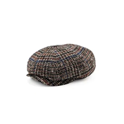 Doria 1905 Men's Multicolor Prince-of-wales Tweed Woven Cap