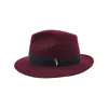 Doria 1905 Men's Negroamaro Red Wool Felt Drop Hat In Red