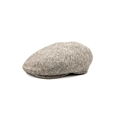 Doria 1905 Men's Neutrals Neutral Modern Coppola In Ecological Wool Fabric In Brown