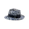 Doria 1905 Men's Panama Combinado Drop Hat In Blue
