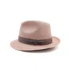 Doria 1905 Men's Pink / Purple Panama Hat With Small Brim