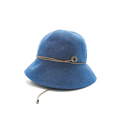 Doria 1905 Women's Blue Unlined Rolling Cloche