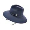 Doria 1905 Women's Night Blue Smooth Lapin Felt Western Drop Hat In Blue