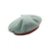 Doria 1905 Women's Soft Green Wool Felt Basque Cap In Green
