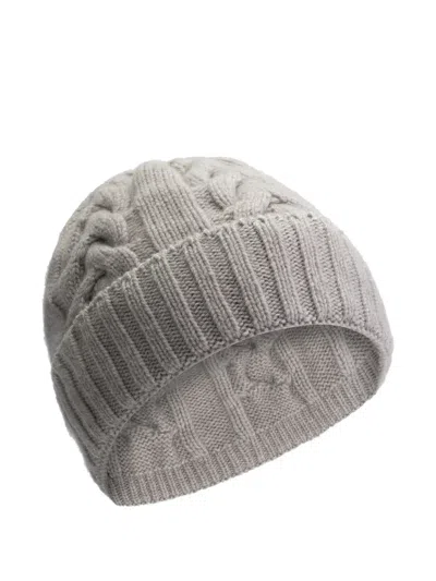 Doriani Cashmere Cashmere Beanie In Neutral