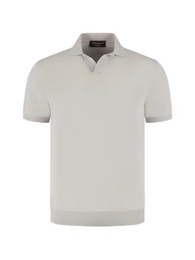 Doriani Cashmere Cashmere Polo Shirt In Neutral