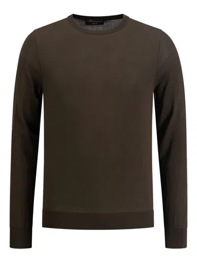 Doriani Cashmere Crew-neck Jumper In 褐色