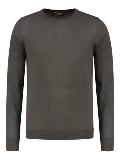 Doriani Cashmere Crew-neck Sweater In Brown