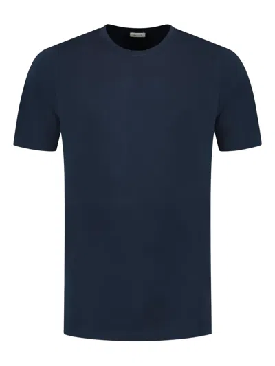 Doriani Cashmere Crew-neck T-shirt In Blue