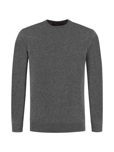 Doriani Cashmere Crew-neck Knitted Sweater In Yellow