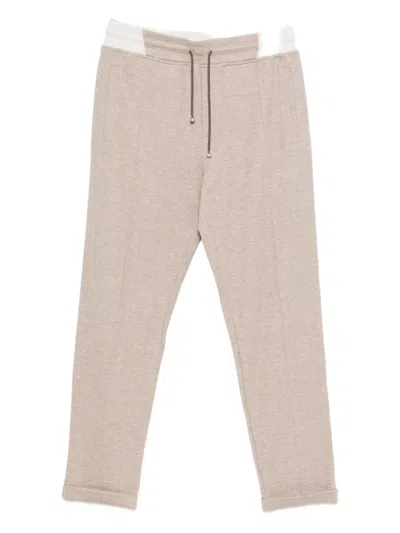Doriani Cashmere Drawstring-fastening Trousers In Neutral