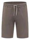 Doriani Cashmere Elasticated-waist Shorts In Brown