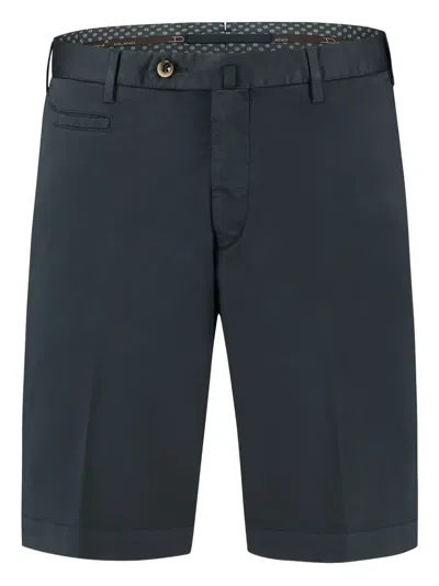 Doriani Cashmere Knee-length Chino Shorts In Blue