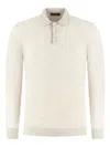Doriani Cashmere Mélange-effect Polo Shirt