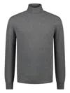 Doriani Cashmere Roll-neck Knit Sweater In Grey