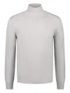 Doriani Cashmere Turtleneck Sweater In Grey