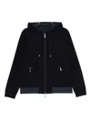 Doriani Cashmere Zip-fastening Hoodie In Blue
