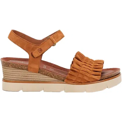 Dorking By Fluchos Women's Agnes Wedge Sandal In Cuero