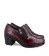 Dorking By Fluchos Women's Nydia Shoes In Sugar Burdeos In Multi