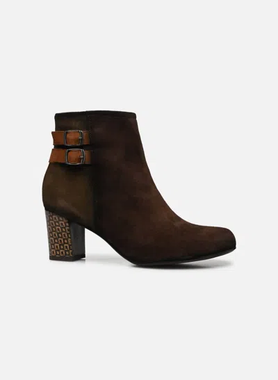 Dorking By Fluchos Women's Rodin Boots In Hebano & Herb Cuero In Brown