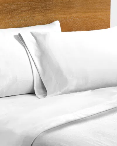 DORMISETTE DORMISETTE 250 THREAD COUNT LUXURY GERMAN FLANNEL HEMSTITCH PILLOWCASES SET