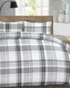 Dormisette 250 Thread Count Luxury German Flannel Ultra Soft Duvet Cover Set In White