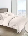 Dormisette 250 Thread Count Luxury German Flannel Ultra Soft Duvet Cover Set In White