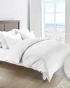 Dormisette 250 Thread Count Luxury German Flannel White Ultra Soft Duvet Set In White