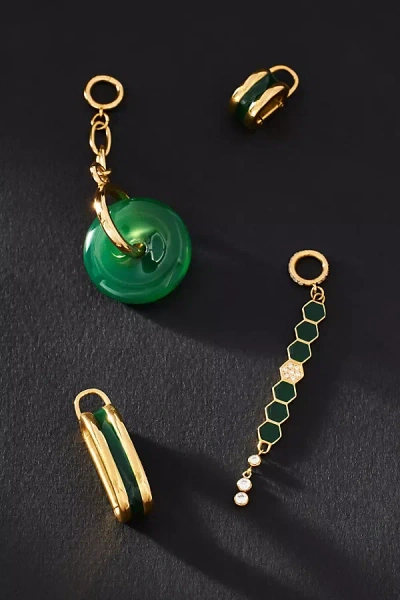 Dorne Bikini Jewelry Charms, Set Of 4 In Green