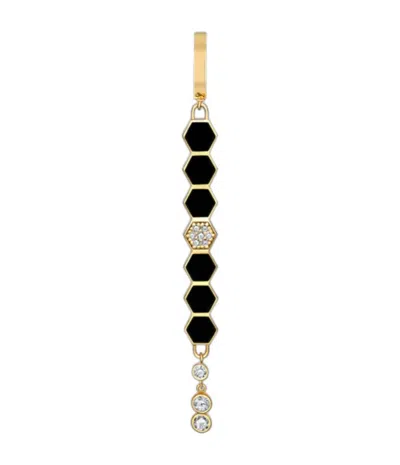 Dorne Women's Honeycomb Memento Charm In Jetset Black In Multi