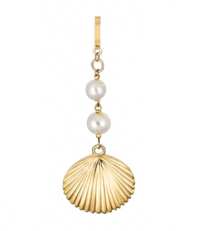 Dorne Women's Pearlescent Shell Memento Charm In Yellow Gold
