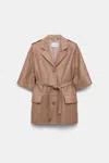 Dorothee Schumacher Epauletted Belted Jacket