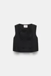 Dorothee Schumacher A-line Shell In Virgin Wool In Black
