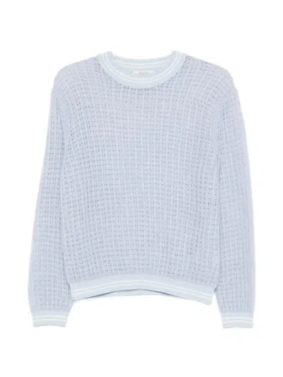 Dorothee Schumacher Airy Ribbed Sweater In Blue