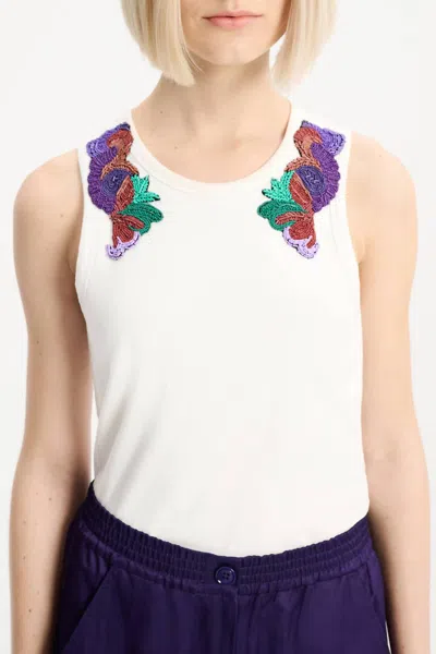 Dorothee Schumacher Tanktop Mit Perlenstickerei In Multi