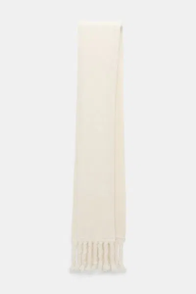 Dorothee Schumacher Alpaca Mix Scarf In White