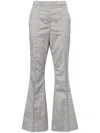Dorothee Schumacher Ambitions Flared Trousers In Grey