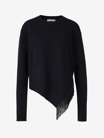Dorothee Schumacher Asymmetrical Sweater In Black