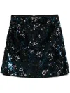 Dorothee Schumacher Attraction Mini Skirt In Blue