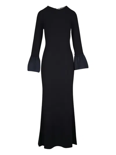 Dorothee Schumacher Bell-sleeve Day Dress In Black