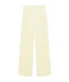 Dorothee Schumacher Technical Linen Wide Leg Pants In White