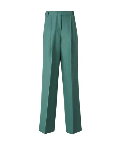 Dorothee Schumacher Belt Loop Track Pants In Green