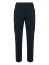 Dorothee Schumacher Belt-loops Centre-crease Trousers In Black