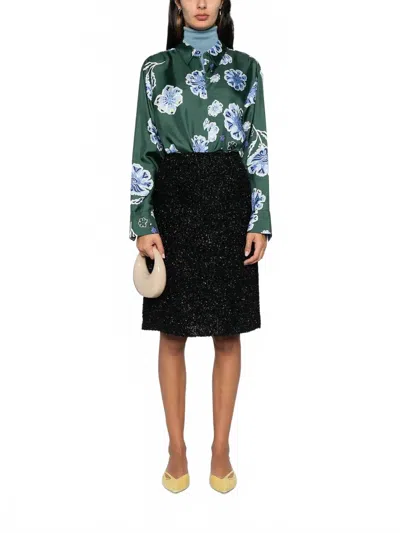 Dorothee Schumacher Big Garden Blouse In Green