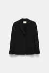 Dorothee Schumacher Blazer Aus Punto Milano Mit Aufgesetzten Taschen In Schwarz