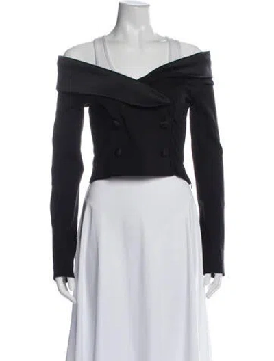 Pre-owned Dorothee Schumacher Blazer In Black