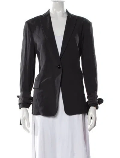 Pre-owned Dorothee Schumacher Blazer In Gray